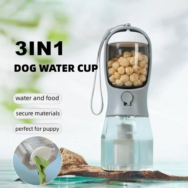 Dog Water Cup Drinking Food Garbage Bag 