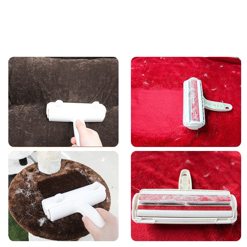2-Way Pet Hair Remover Roller Lint Remove Brush Dog