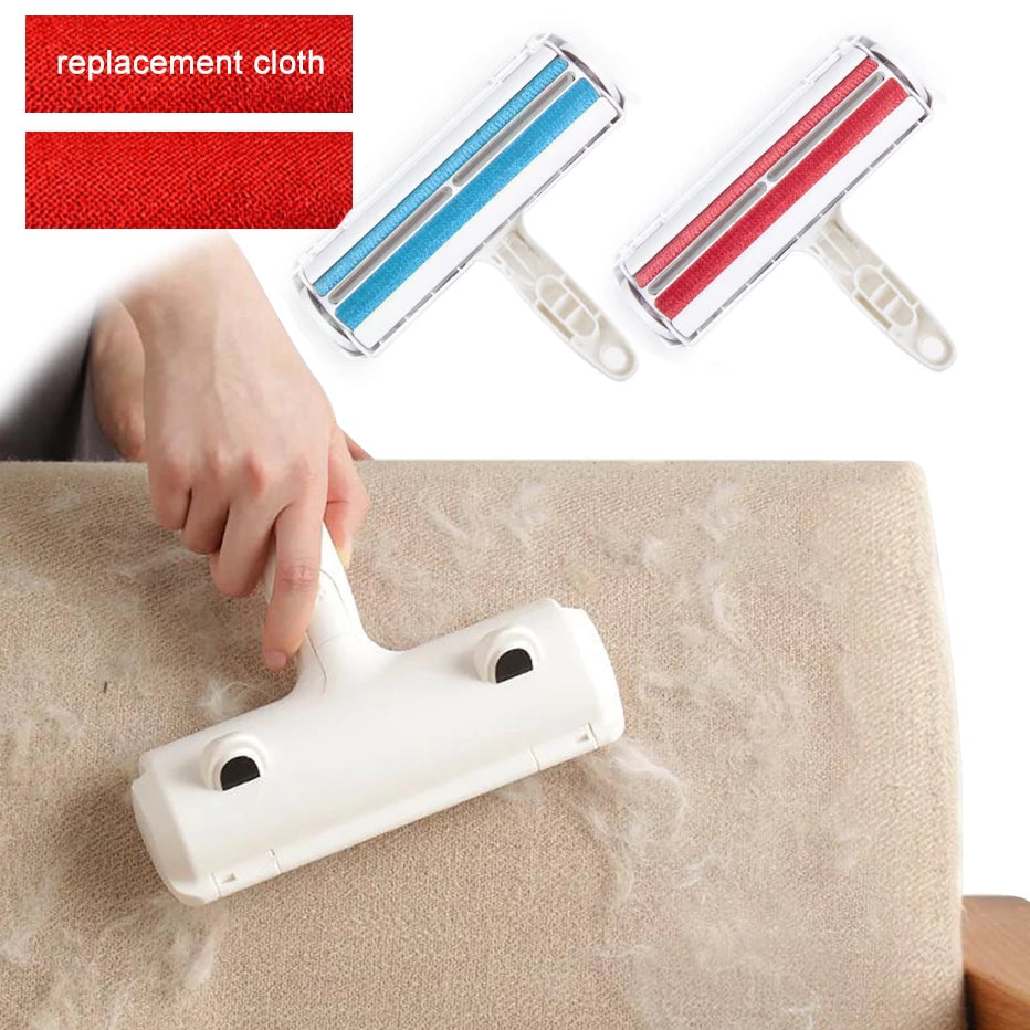2-Way Pet Hair Remover Roller Lint Remove Brush Dog