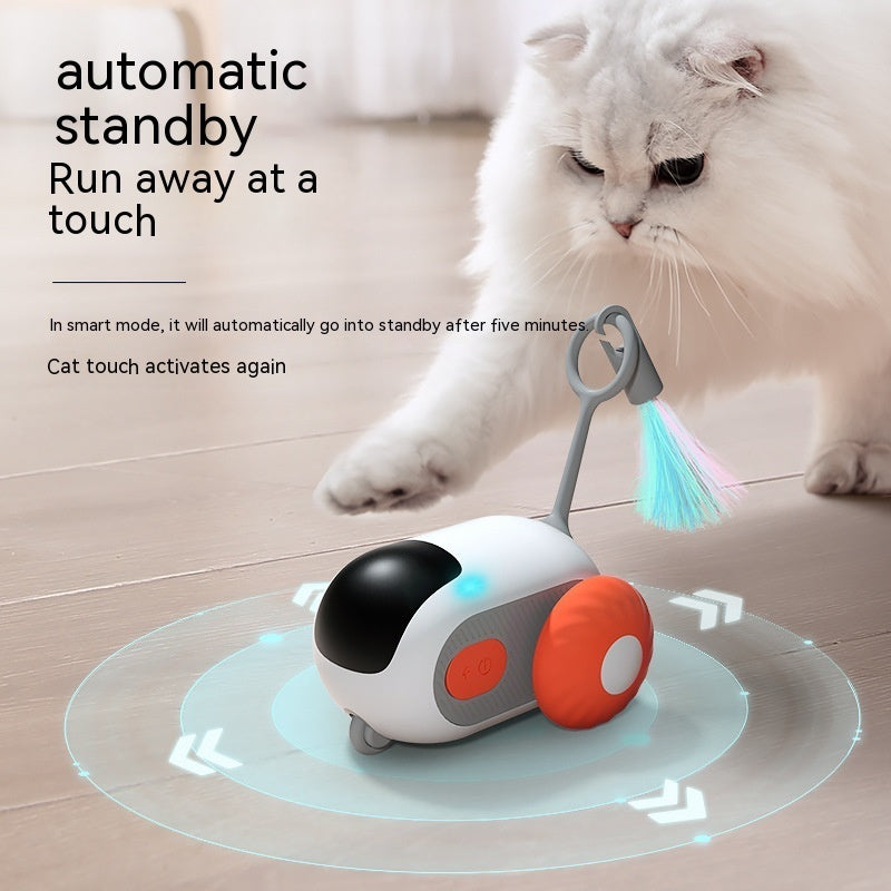 Remote Control Interactive Cat Car Toy USB Charging 