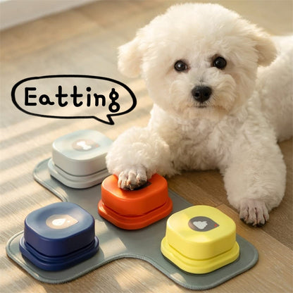 4 Colors Pet Communication Button One-click
