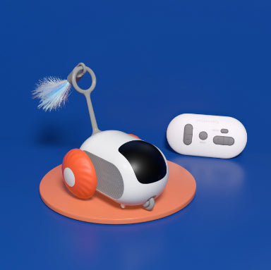 Remote Control Interactive Cat Car Toy USB Charging 