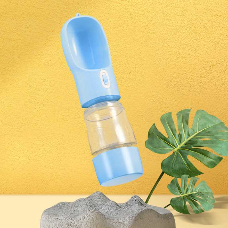 Pet Dog Water Bottle Feeder Bowl Portable Water Food Bottle