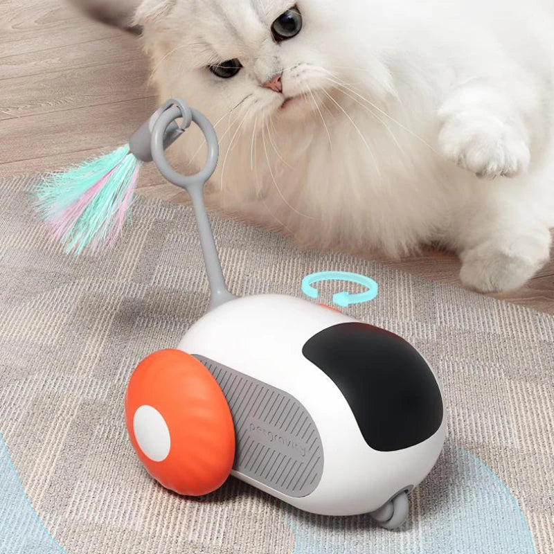 Remote Control Interactive Cat Car Toy USB Charging 