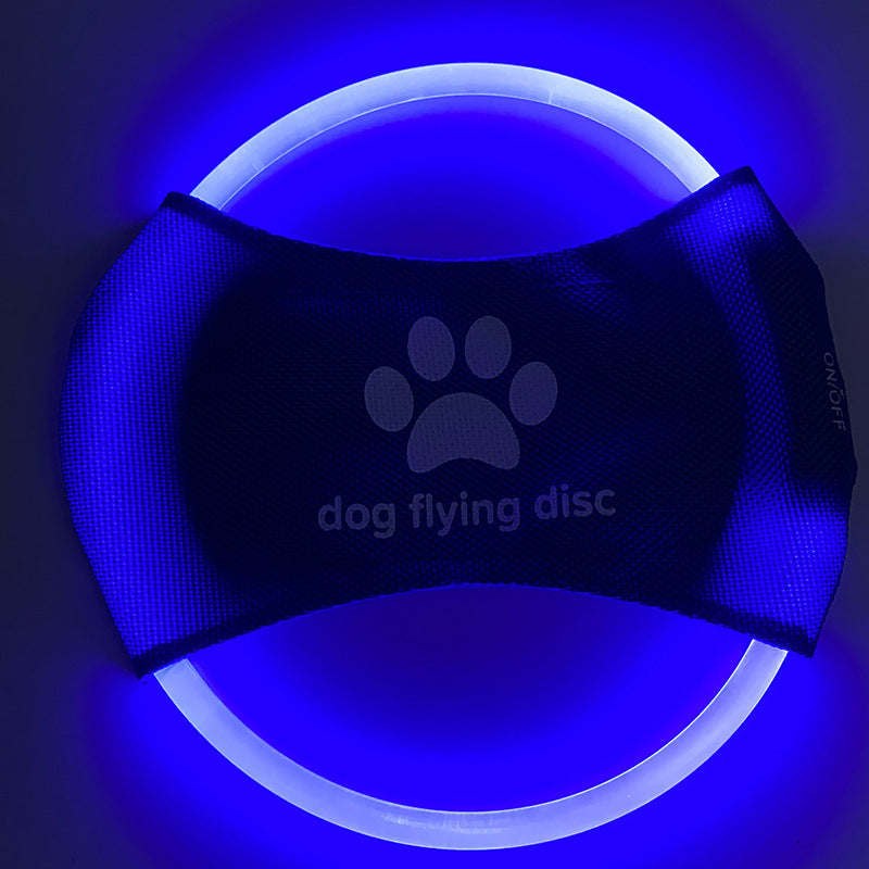 Dog Flying Discs Light Glowing LED 