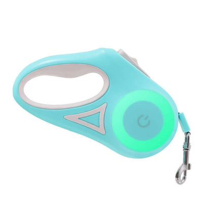 Dog Leash Retractable Leash And Dog Collar Spotlight Automatic Pet