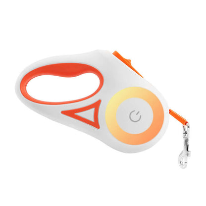 Dog Leash Retractable Leash And Dog Collar Spotlight Automatic Pet
