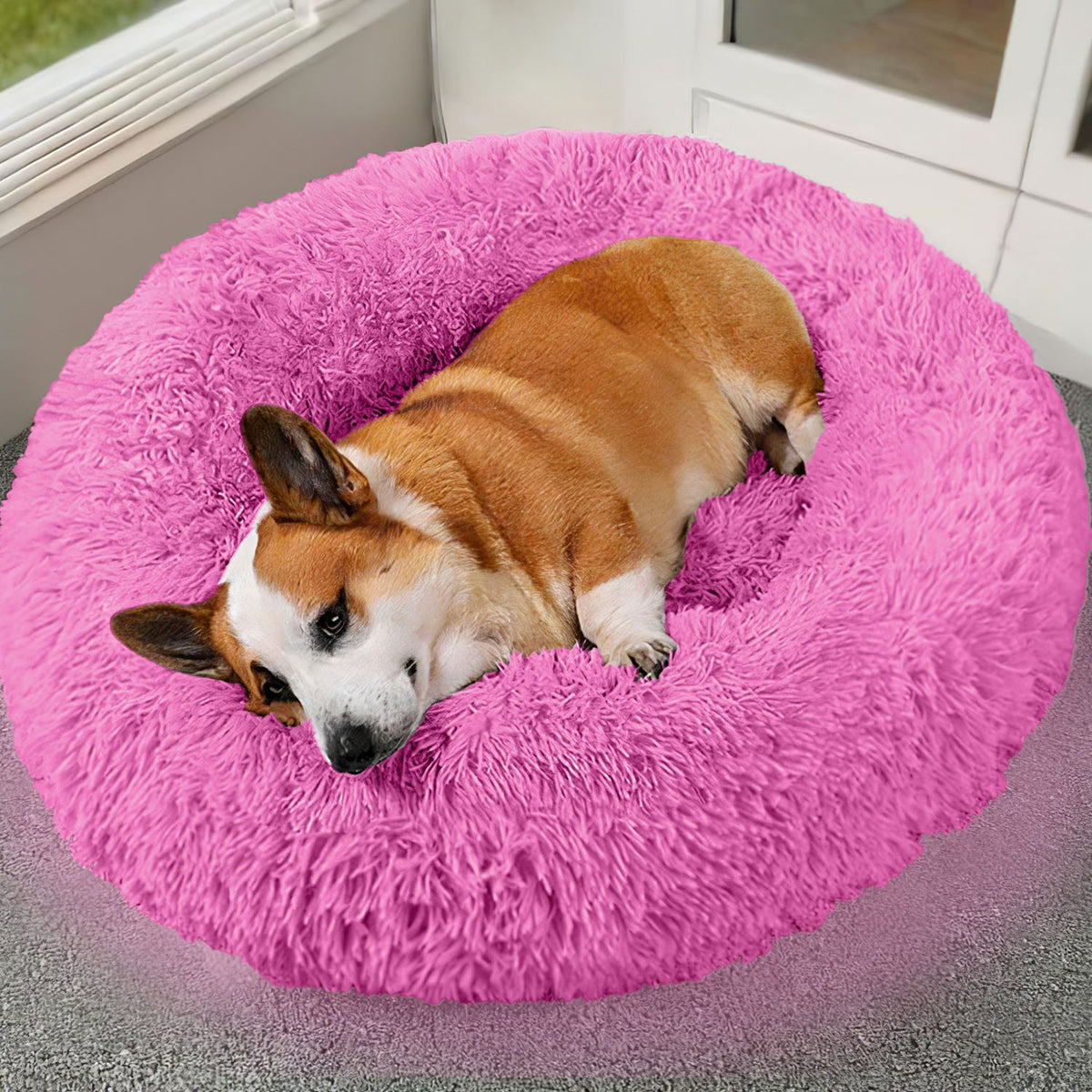 Pet Dog Bed Soft Warm Fleece Puppy Cat 