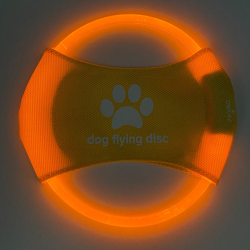 Dog Flying Discs Light Glowing LED 