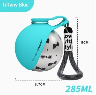 Creative Portable Outdoor Pet Stainless Steel Water Cup