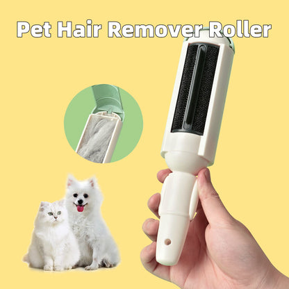 Pet Hair Remover Roller Comfy Non-Slip Handle Dog 