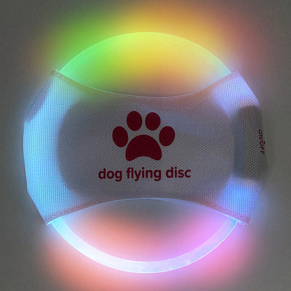 Dog Flying Discs Light Glowing LED 