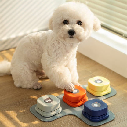 4 Colors Pet Communication Button One-click