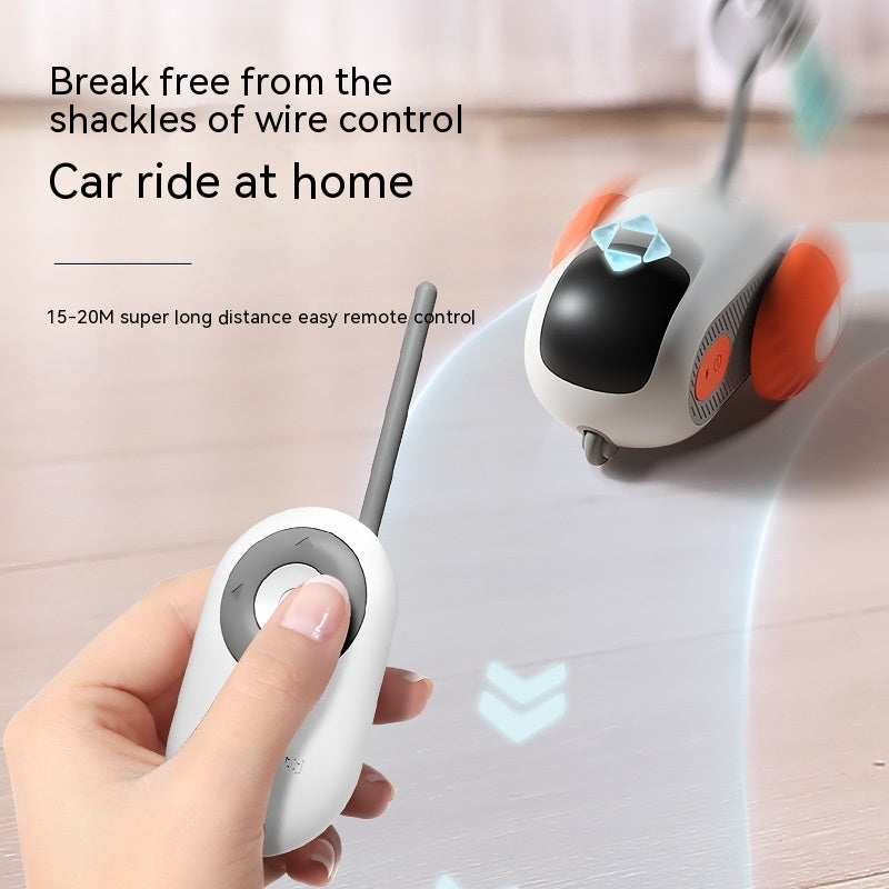 Remote Control Interactive Cat Car Toy USB Charging 