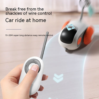 Remote Control Interactive Cat Car Toy USB Charging 