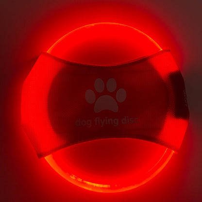 Dog Flying Discs Light Glowing LED 